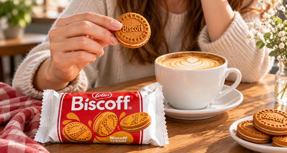 Lotus Biscoff sušenky plněné krémem Biscoff
